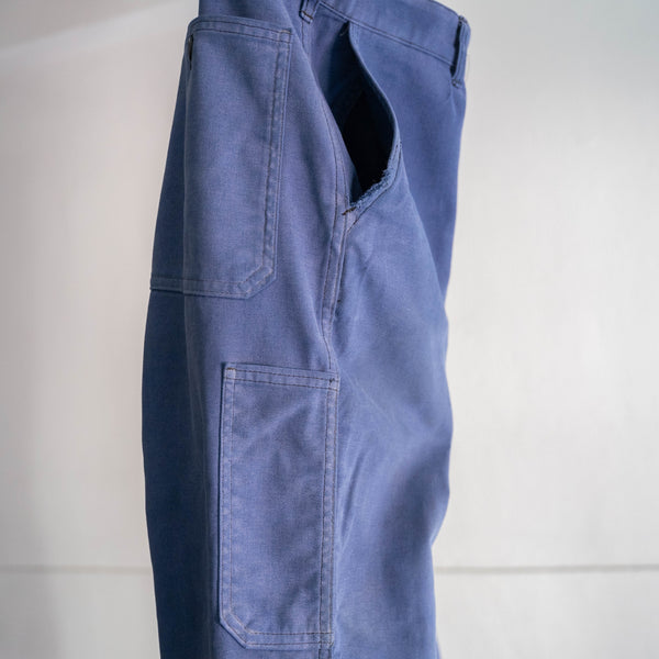 around 1970s France cotton twill work pants -good fade-