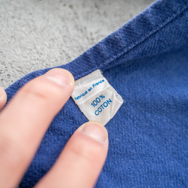 around 1970s France blue twill work apron
