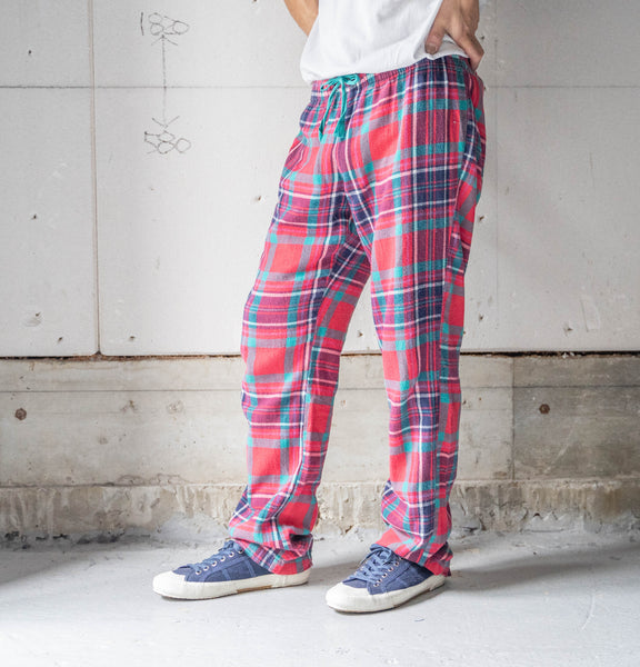 2000s OLDNAVY mulch color tartan checked pajama pants