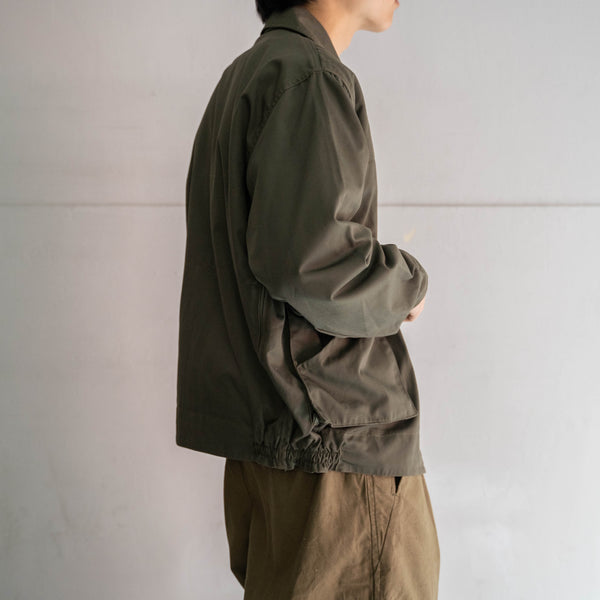 1980-90s Europe green hunting short jacket 'dead stock'