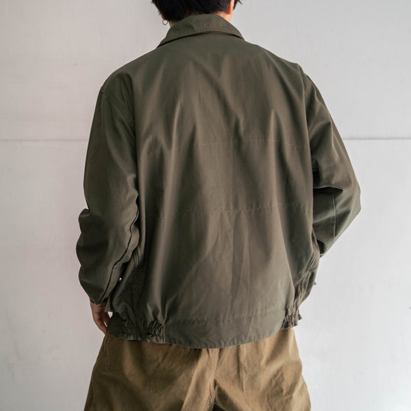 1980-90s Europe green hunting short jacket 'dead stock'
