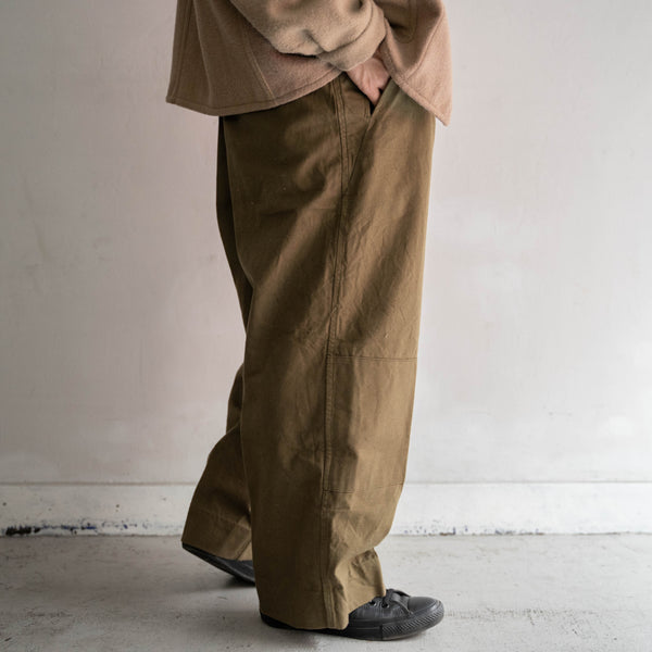1940-50s French military M-47 pants -without cargo pockets-