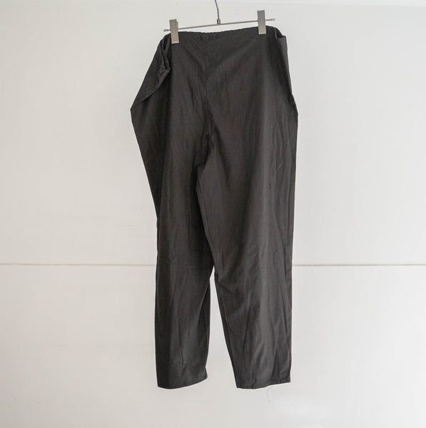 1970-80s German military pajama pants 'dead stock' -black dyed-