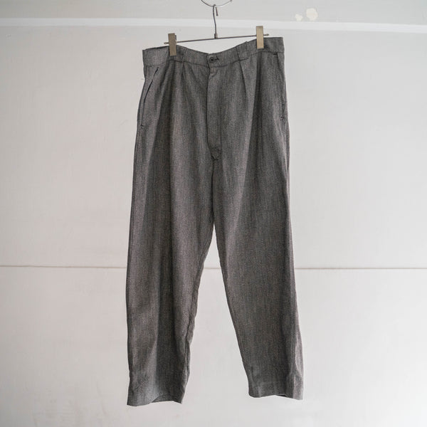 around 1950s France black chambray work pants -light weight- 'mint condition'