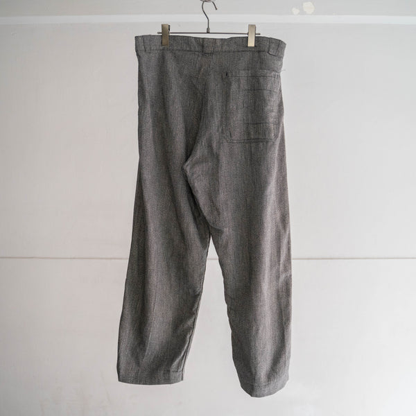 around 1950s France black chambray work pants -light weight- 'mint condition'