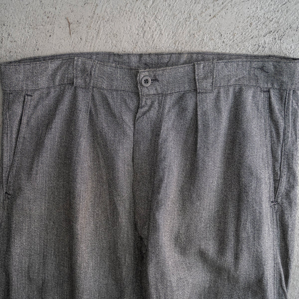 around 1950s France black chambray work pants -light weight- 'mint condition'