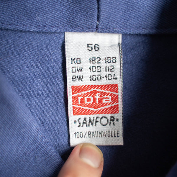 around 1970s Germany blue elephant skin work jacket