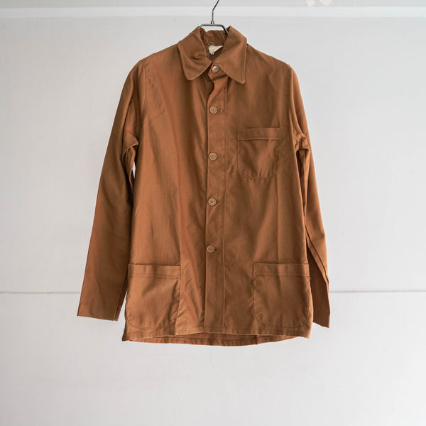 1960s Europe brown cotton work jacket ‘dead stock’