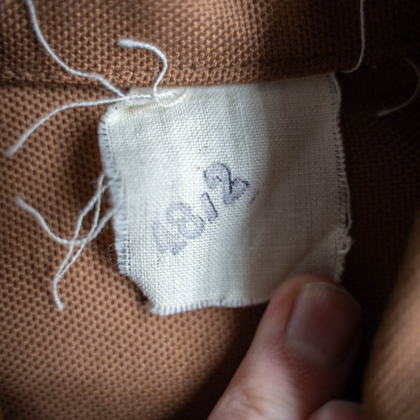1960s Europe brown cotton work jacket ‘dead stock’