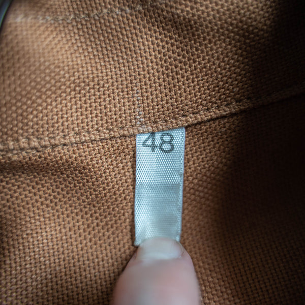 1960s Europe red brown cotton work jacket ‘dead stock’