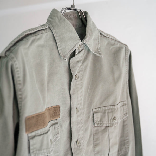 1980s British military pull over shirt -hong kong made-