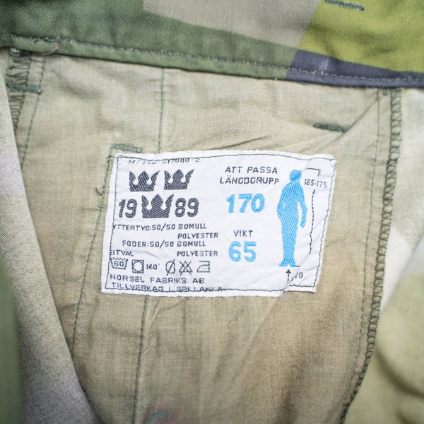 Swedish military M90 scadinavian camo cargo pants