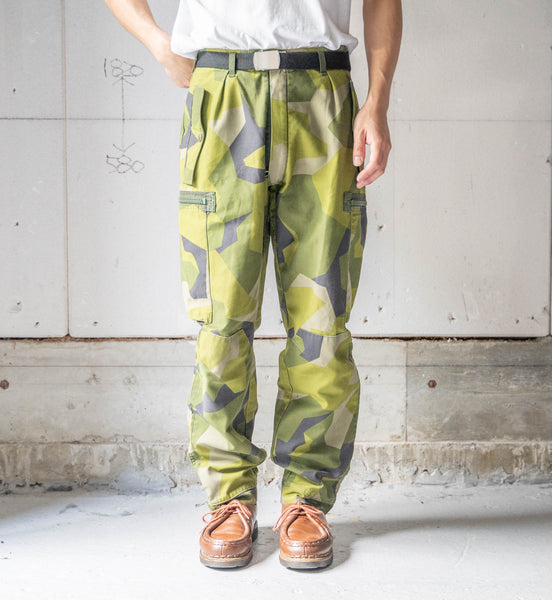 Swedish military M90 scadinavian camo cargo pants