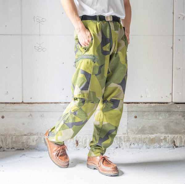 Swedish military M90 scadinavian camo cargo pants