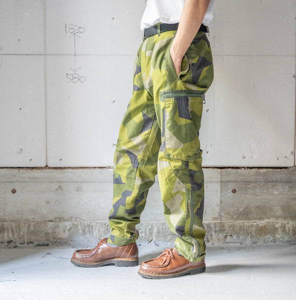 Swedish military M90 scadinavian camo cargo pants