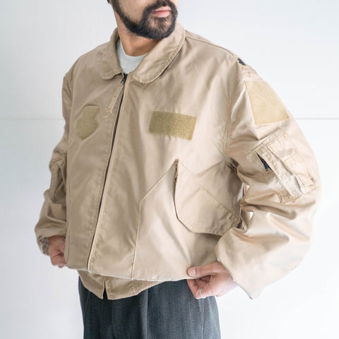 2000s US military beige color CWU-36/P flight jacket