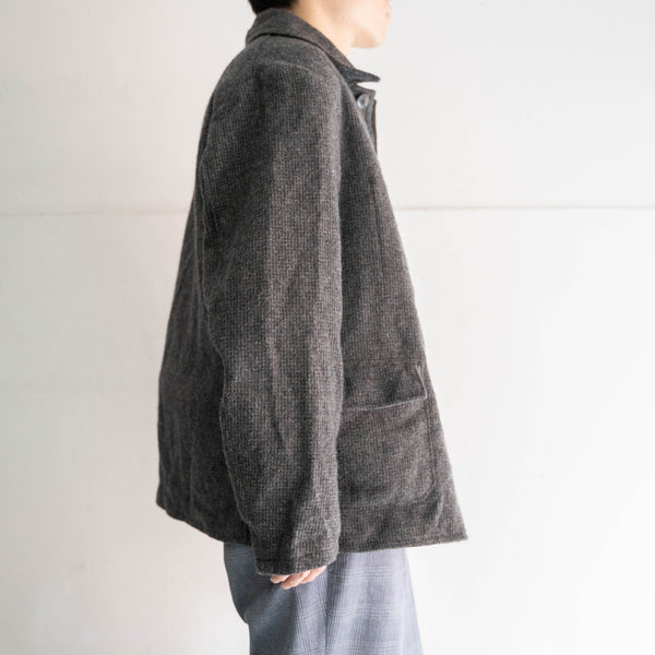 1950-60s France gray wool work jacket