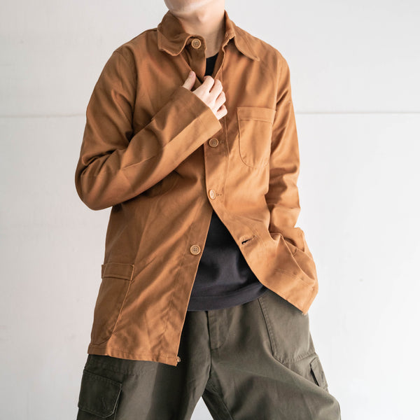1960s Europe brown cotton work jacket ‘dead stock’