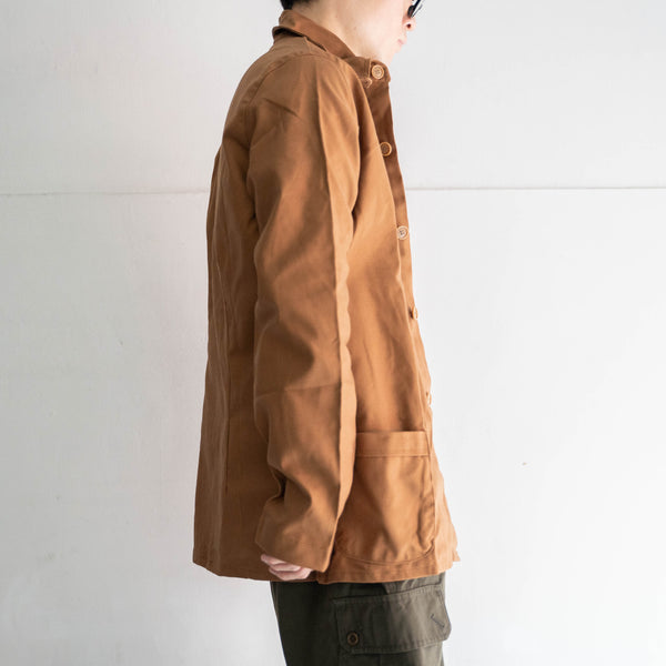 1960s Europe brown cotton work jacket ‘dead stock’