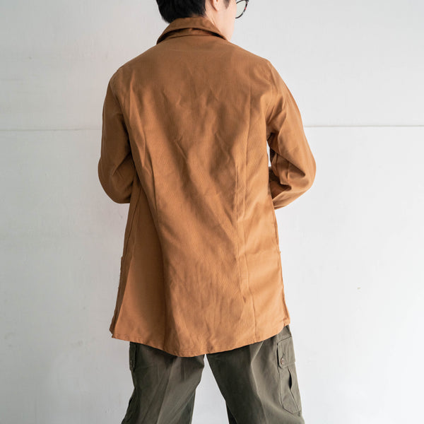 1960s Europe brown cotton work jacket ‘dead stock’