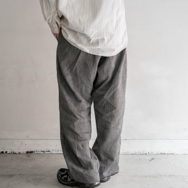 around 1950s France black chambray work pants -light weight- 'mint condition'