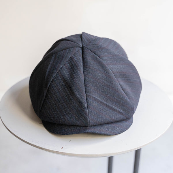 '1970s Japan vintage remake' 8 panel casquette -with adjuster- 'multi stripe'