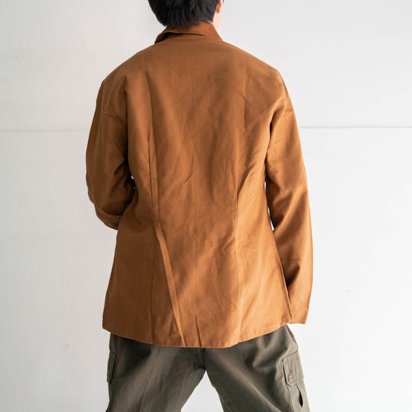 1960s Europe red brown cotton work jacket ‘dead stock’