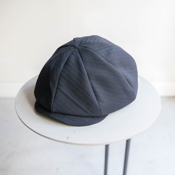 '1970s Japan vintage remake' 8 panel casquette -with adjuster- 'multi stripe'