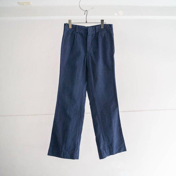 1980-90s Italian military over dyed navy chino pants