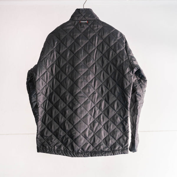 around 1990s Dutch police black color quilting jacket