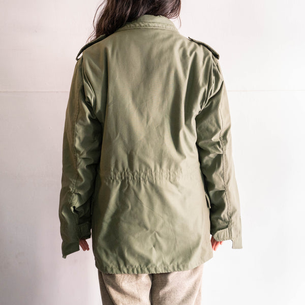 around 1980s US military M-65 cold weather field jacket -with liner- 'civilian type'