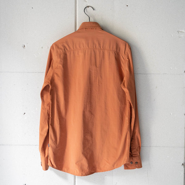 around 1980s 'FJALL RAVEN' terracotta color nylon shirt