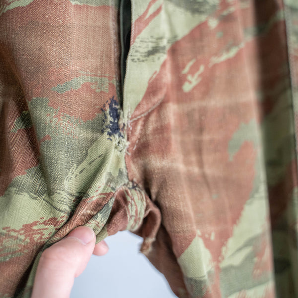 around 1960s French iizard camo pants -civilian model-