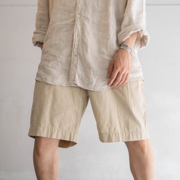 1990s Ralph Lauren cotton chino shorts -beige-