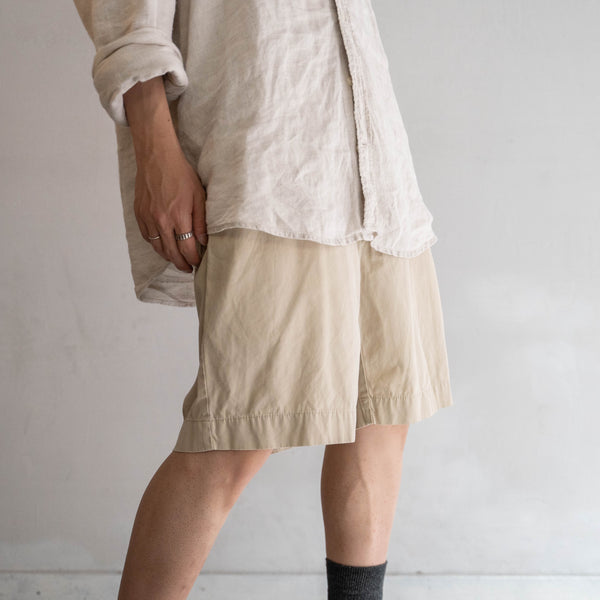1990s Ralph Lauren cotton chino shorts -beige-