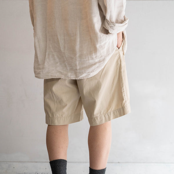 1990s Ralph Lauren cotton chino shorts -beige-