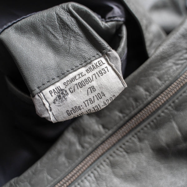 1970s German military submarine leather jacket
