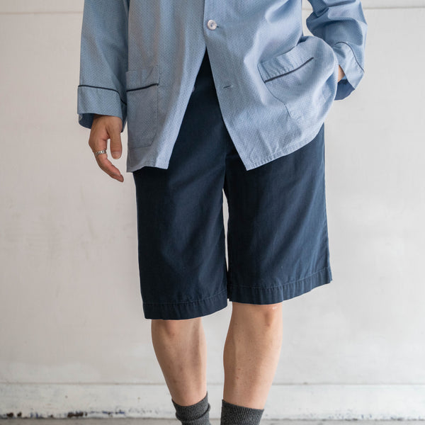 1990s Ralph Lauren cotton chino shorts -navy- 1