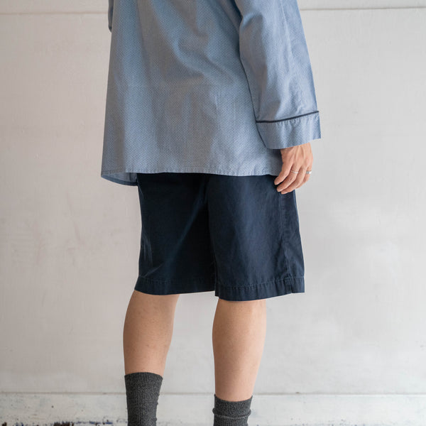 1990s Ralph Lauren cotton chino shorts -navy- 1