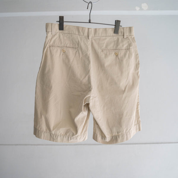 1990s Ralph Lauren cotton chino shorts -beige-