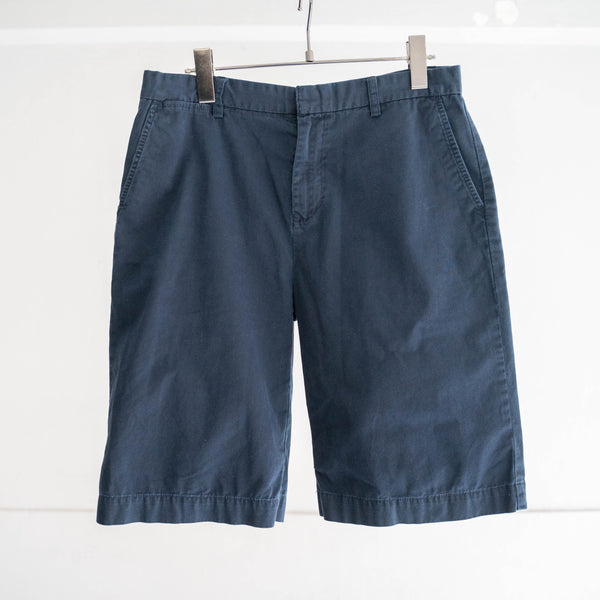 1990s Ralph Lauren cotton chino shorts -navy- 1