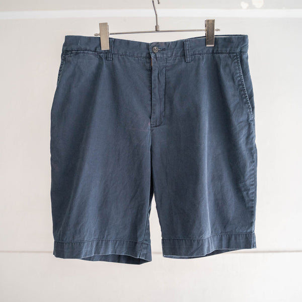 1990s Ralph Lauren cotton chino shorts -navy- 2