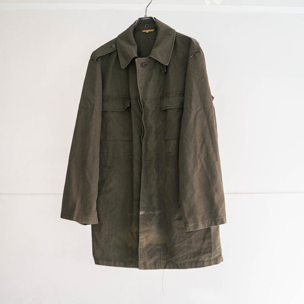 1980s Czech military field jacket -black dyed-