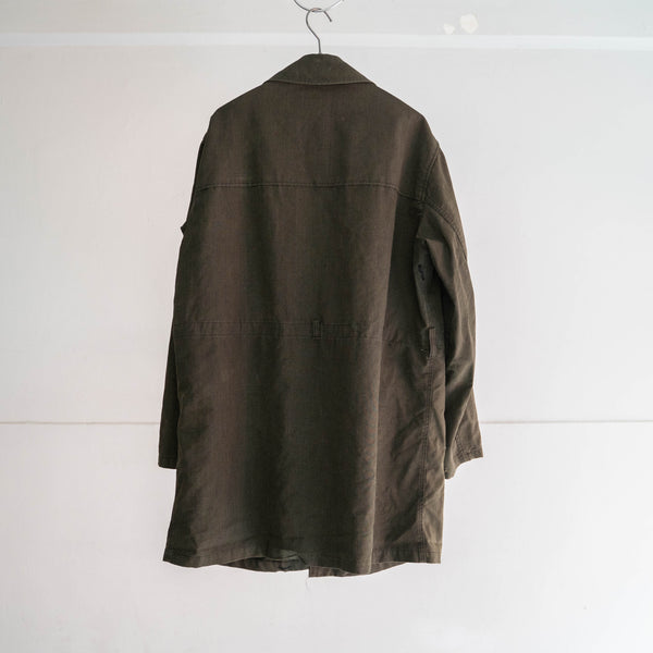 1980s Czech military field jacket -black dyed-