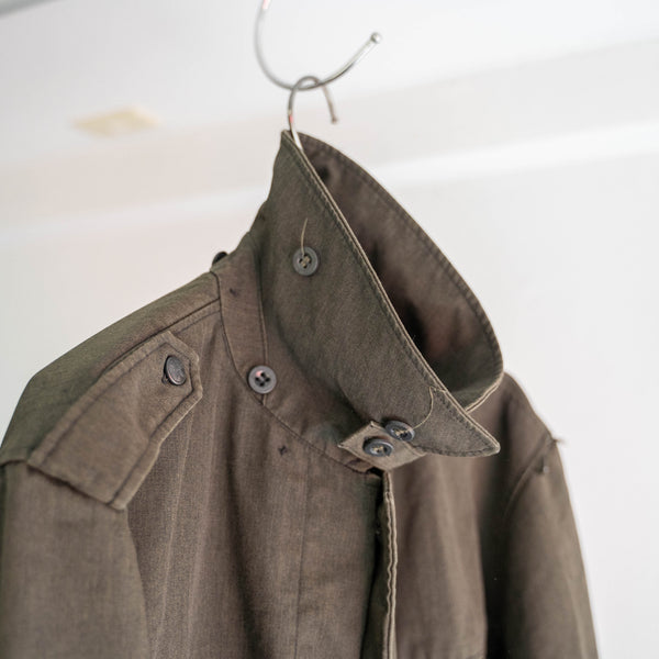 1980s Czech military field jacket -black dyed-