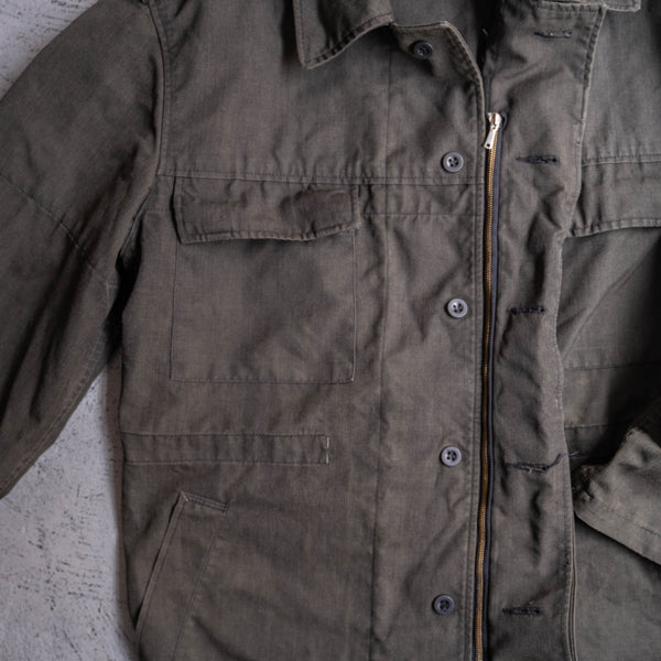 1980s Czech military field jacket -black dyed-