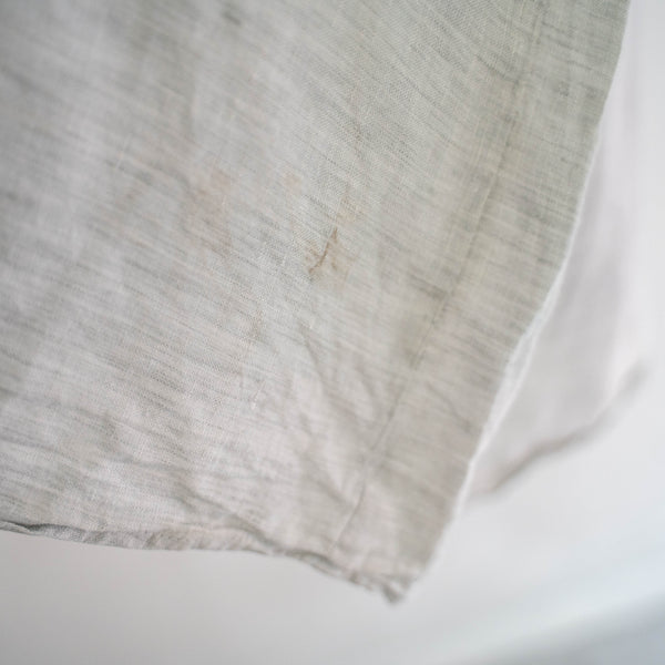 around 1990s sherbet green linen 100 tyrolean shirt