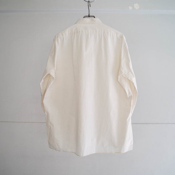 around 1990s off white color tyrolean shirt 'with front design'