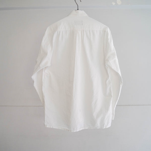 around 1990s white color tyrolean shirt 'with front design'