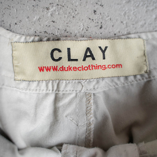 2000s ivory over-gimmick cargo pants
